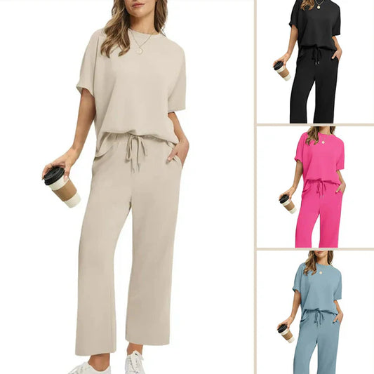 🌸Nieuw binnen 50% KORTING💖 Zachte casual top en broek voor dames