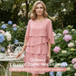🌸Lente-uitverkoop: 60% KORTING🎁👗Elegante damesjurk met gelaagde ruches aan de mouwen – Een moeiteloze stijl voor elke gelegenheid💃