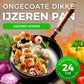 🔥Uitverkoop 58% UIT🔥Ongecoate Dikke IJzeren Pan