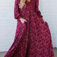 🌺NU 60% KORTING! ✨ Dames maxi-jurk van rayon met bloemenprint, gesmokte taille en voering – flatterende pasvorm, lichtgewicht stof en elegante boho-stijl 💃