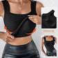 Thermische tanktops met U-hals en ingebouwde bh voor dames