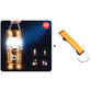 Uitschuifbare kampeerlamp op zonne-energie | Perfect voor kamperen en noodgevallen!