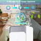 Intelligente luchtontvochtiger - 220V met meerkleurige ledverlichting en automatische timer - Energiezuinig en stil in gebruik - Ideaal voor slaapkamers en kelders