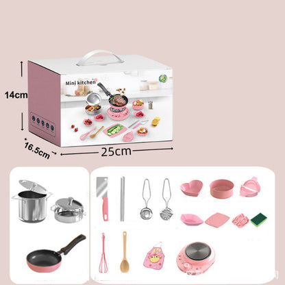 🎁Beste Cadeau voor Kinderen💖Real Cooking Mini Keuken Speelgoed Set – 22 Stuks! 🍳