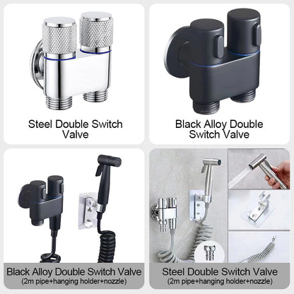 ✨1/2" Double Switch Outlet Angle Valve