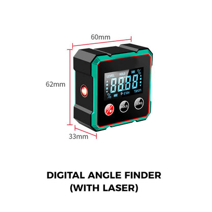 🔥Hot Sale - 49% off✨Magnetic Digital Angle Finder with Electronic Laser