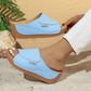 💥Goed Verkopend🔥Casual Wedge Slide Sandalen voor dames