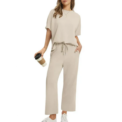 🌸Nieuw binnen 50% KORTING💖 Zachte casual top en broek voor dames