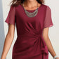 💃 50% KORTING! Elegante Damesjurk in Solide Kleuren – Comfortabel, Stijlvol & Perfect voor Elke Gelegenheid
