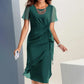 💃 50% KORTING! Elegante Damesjurk in Solide Kleuren – Comfortabel, Stijlvol & Perfect voor Elke Gelegenheid