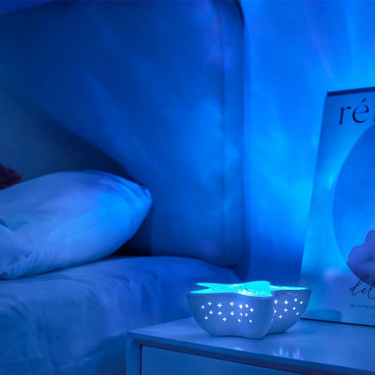 💘50% Korting! 🐚 Zeester Oceaanprojectorlamp – 7 Kleuren Aurora & Rustgevende Waterrimpels!