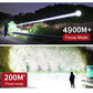 📢📢50% korting – Zoomable zaklamp met 7500 lumen 🔦🏔️ Waterdicht IPX7, oplaadbaar via USB-C & powerbankfunctie!