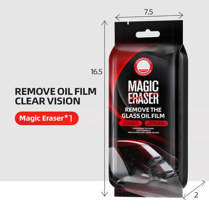 🔥 50% KORTING ! ✨ Autoglas Magic Spons - Verwijder Vogeluitwerpselen, Veilig PH7, Direct Schoon Zicht 🚗✨