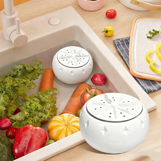🌀50% KORTING | Moeiteloze Vortex Mini Wasreiniger – Voor Fruit, Groenten, Ondergoed & Sokken | Compact, Krachtig & Handsfree