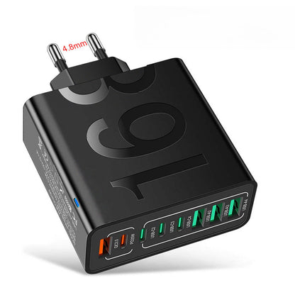 🎁2026 Nieuw binnen 50% KORTING💥🔌 High-Speed Charging! 150W Multi-poorts Snellader – Voor Thuis & Reizen