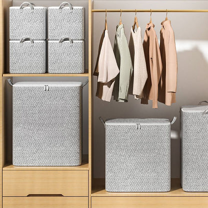 🎉Nieuwjaars Cadeau 50% KORTING!🧺Extra Grote Opbergtas (30-220L): Duurzaam Non-Woven – Ruim Voor Dekbedden, Kleding & Meer!