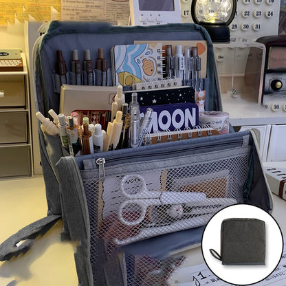 🔥Hot Sale 50% KORTING💝✨Multifunctionele make-uptas van Oxford-stof met grote capaciteit