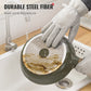 Steel Wool Cleaning Gloves with Warm Lining