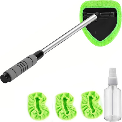⏱️🎁 Laatste dag van de uitverkoop! 60% korting! 🔥 Microvezel ruitenreiniger voor de auto met uitschuifbare steel