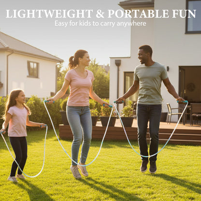 🎉Nieuwjaars Cadeau 50% KORTING!✨LED-verlicht Springtouw voor Kinderen – Dynamische Lichtshow + Verstelbare Lengte: Actief Spel Zelfs in Het Donker!