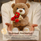 🔥Solange der Vorrat reicht 40 % Rabatt!🎉Tierbär-Geschenk mit Rosenstrauß