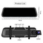 ⏳Tijdelijke aanbieding⏰ Dashcam met touchscreen en achteruitrijcamera