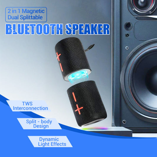 ⏳Tijdelijk 50% korting💥2-in-1 magnetische, deelbare Bluetooth-luidspreker