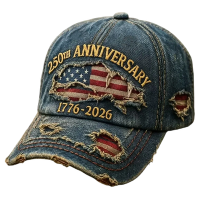 250-jarig jubileum distressed baseballpet