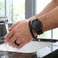 🎉💰 50% korting ⚡ Minimalistisch quartzhorloge voor heren met datumweergave – volledig zwart roestvrij staal, Romeinse cijfers op de wijzerplaat en nauwkeurige tijdweergave! ⌚🖤