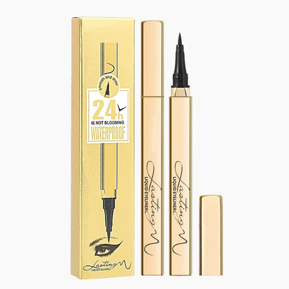 👁️✨ Strakke lijnen, de hele dag mooi🔥 Nieuwjaarsactie: Langhoudende Waterproof Vloeibare Eyeliner