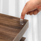 Transparante anti-botsingsstrips voor kastdeuren