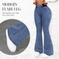 🎁2026 Nieuw binnen 💥👖Dames high-waist stretch flared denim jeans🚀