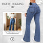 🎁2026 Nieuw binnen 💥👖Dames high-waist stretch flared denim jeans🚀