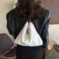 Ruime, gestructureerde zachte leren tas voor dames