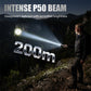 Oplaadbare P50 LED-zaklamp met verstelbare zoom