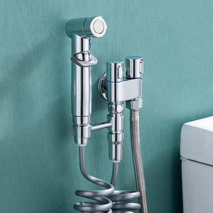 🔥 50% KORTING ! ✨ Dubbele Toilet Kraan - Messing Constructie, Onafhankelijke Bediening, Geschikt voor Meerdere Wateraansluitingen 🚽⚡