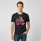 Valentijnsdag T-shirt met hartjesprint voor koppels