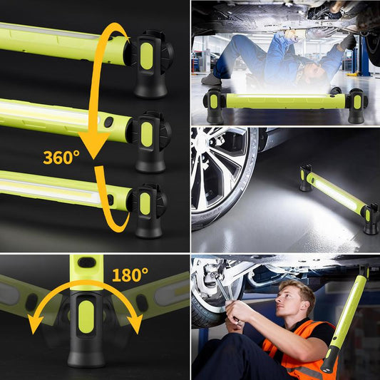💡 50% KORTING – Oplaadbare Werkverlichtingsbalk 3000LM | Waterdicht IPX4, 360° Haak & Draagbaar