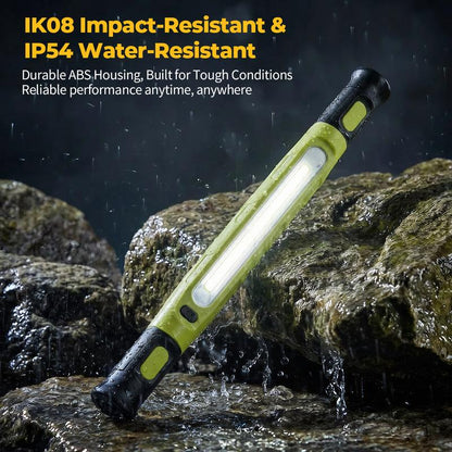 💡 50% KORTING – Oplaadbare Werkverlichtingsbalk 3000LM | Waterdicht IPX4, 360° Haak & Draagbaar