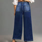 👖NU 50% KORTING! ✨ Casual damesjeans met hoge taille en wijde pijpen – flatterende pasvorm, comfortabel stretchmateriaal en moeiteloze stijl 👖