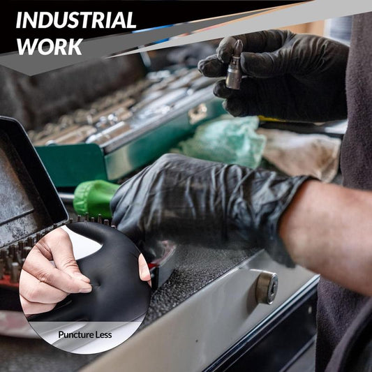 100 Stück Lebensmittelechte Einweg-Nitrilhandschuhe