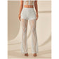 🔈🔈60% KORTING!👖Elegante flared kanten broek met hoge taille – Geïntegreerde shortvoering & boho chic voor de zomer en festivals 🌸