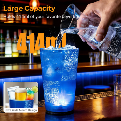 Watergeactiveerde LED-verlichte beker