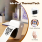 Draagbare thermische printer voor labels en tattoo-sjablonen