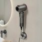 Handsfree haardrogerhouder met zuignap