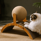 🐱 NU 54% KORTING! 💖 Natuurlijke sisal krabpaal voor katten met kartonnen pad – Bevredigt de krabbehoefte, duurzaam sisal en beschermt meubels 🧶
