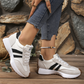 🎁2026 Nieuw binnen 50% KORTING💥✨Dames Nieuwe Lente Herfst Ronde-Neus Dikke Zool Casual Schoenen👟💥