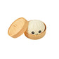 Schattig knuffelbeestje in de vorm van een dumpling met stoomfunctie