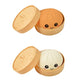 Schattig knuffelbeestje in de vorm van een dumpling met stoomfunctie