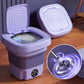 Draagbare mini-opvouwbare wasmachine